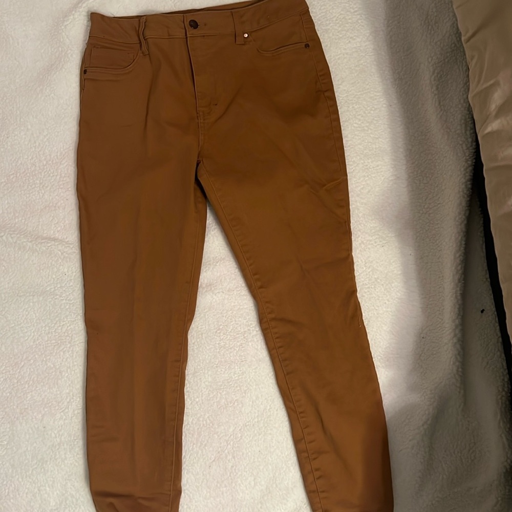 D jeans Size 12 Skinny brown jeans.